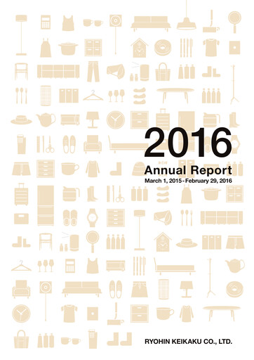Thumbnail Ryohin Keikaku Annual Report fy2016