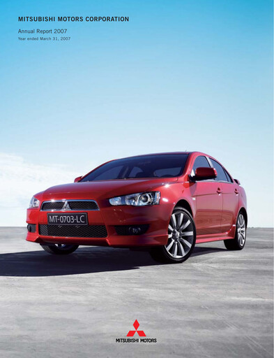 Thumbnail Mitsubishi Motors Annual Report fy2007