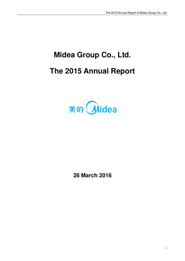 Thumbnail Midea Annual Report 2015