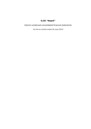 Vorschaubild Magnit
 Halbjahresbericht 2014-h1