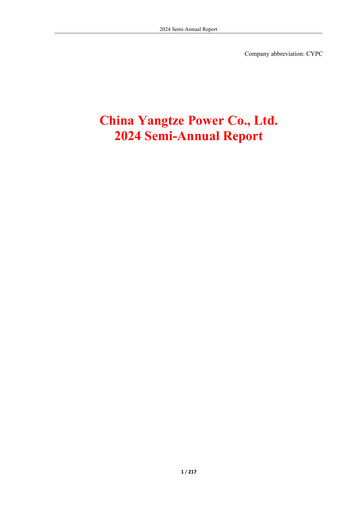 Thumbnail China Yangtze Power
 Annual Report 2024
