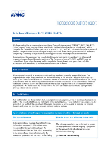 Thumbnail Taiyo Yuden Financial Statement fy2021