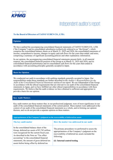 Thumbnail Taiyo Yuden Financial Statement fy2024