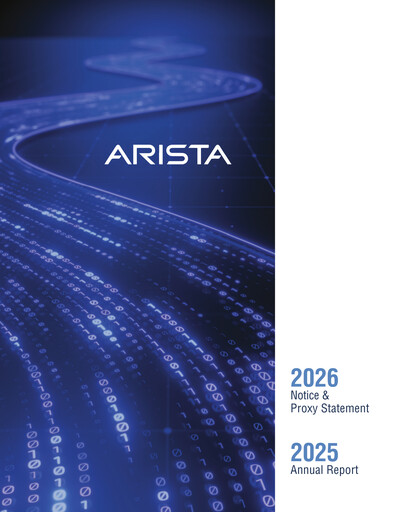Thumbnail Arista Networks Annual Report 2025