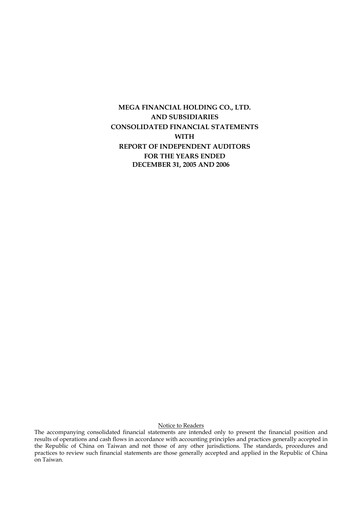 Thumbnail MFHC Financial Statement 2006