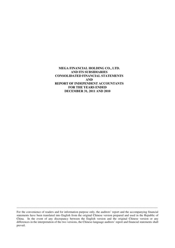 Thumbnail MFHC Financial Statement 2011