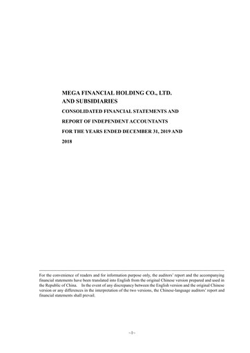 Thumbnail MFHC Financial Statement 2019