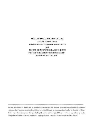 Thumbnail MFHC Quarterly Report 2017-q1