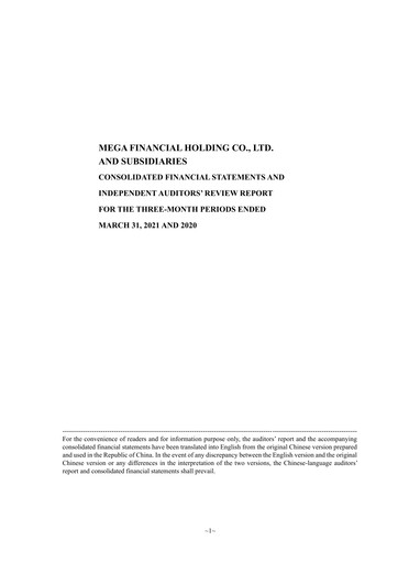 Thumbnail MFHC Quarterly Report 2021-q1