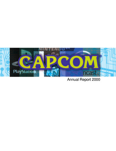 Thumbnail Capcom Annual Report 2000
