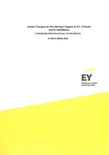 Thumbnail Jassim Transport & Stevedoring Company Financial Statement 2020