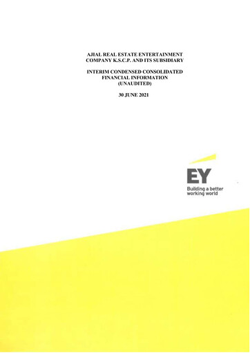 Thumbnail Ajial Real Estate Entertainment Company Quarterly Report 2021-q2