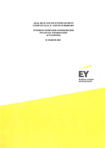 Thumbnail Ajial Real Estate Entertainment Company Quarterly Report 2023-q1