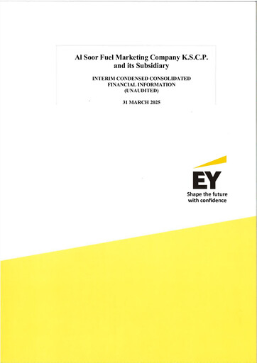 Thumbnail Al Soor Fuel Marketing Company K.S.C.P. Quarterly Report 2025-q1
