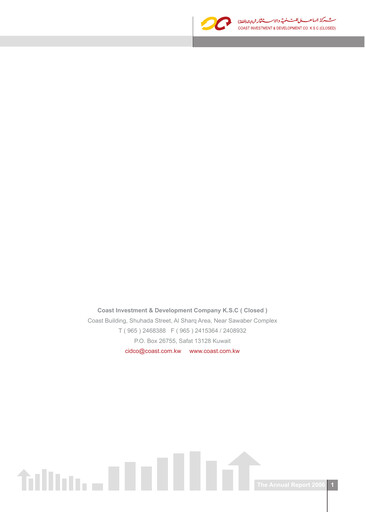 Thumbnail Coast Investment & Development Company Annual Report 2006