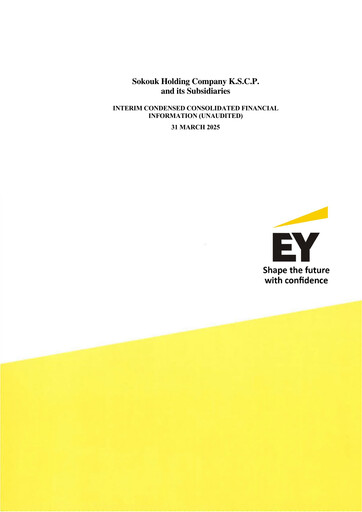 Thumbnail Sokouk Holding Company K.S.C.P. Quarterly Report 2025-q1