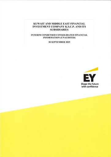 Thumbnail Kuwait and Middle East Financial Investment Company Quarterly Report 2025-q3