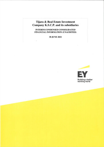 Thumbnail Tijara & Real Estate Investment Company Half-year Report 2021-h1