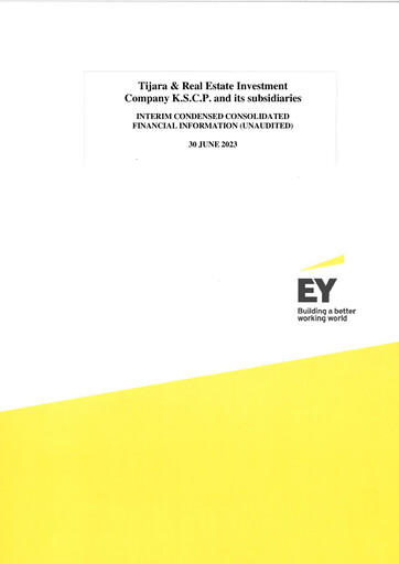 Thumbnail Tijara & Real Estate Investment Company Half-year Report 2023-h1