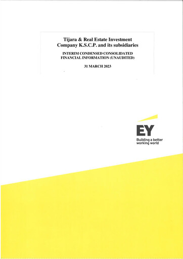 Thumbnail Tijara & Real Estate Investment Company Quarterly Report 2023-q1