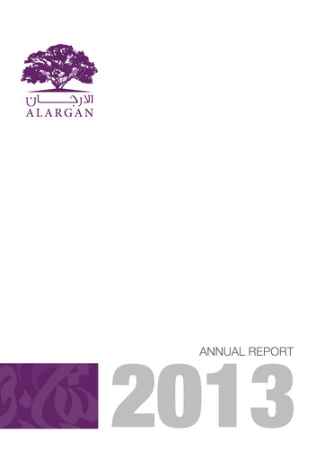 Thumbnail Al Argan International Real Estate Company Annual Report 2013