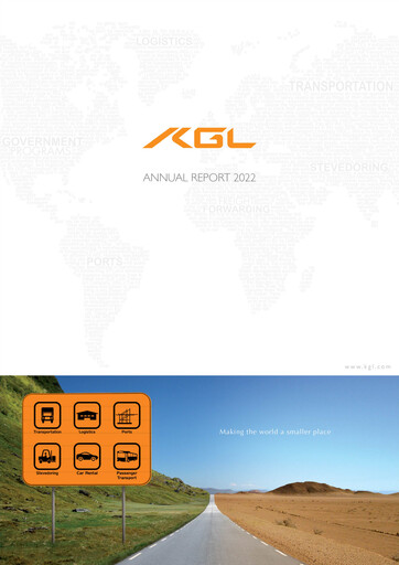 Thumbnail Kuwait and Gulf Link Transport Company Annual Report 2022