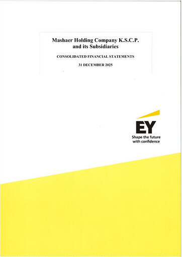 Thumbnail Mashaer Holding Company K.S.C.P. Financial Statement 2025