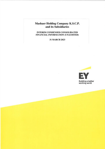 Thumbnail Mashaer Holding Company K.S.C.P. Quarterly Report 2023-q1