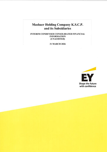 Miniature Mashaer Holding Company K.S.C.P. Rapport trimestriel 2026-q1