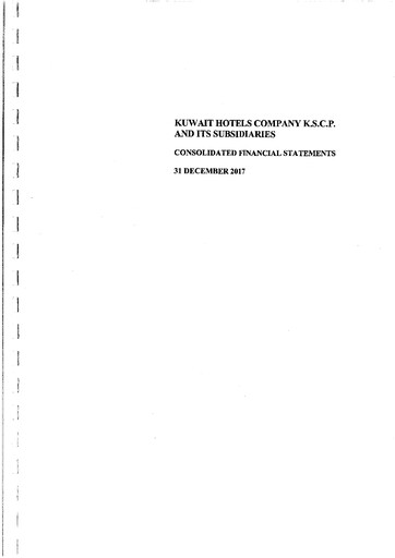 Vorschaubild Kuwait Hotels Company K.S.C.P. Finanzmitteilung 2017