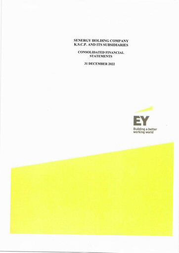 Thumbnail Senergy Holding Company K.S.C.P. Financial Statement 2022