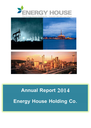 Vorschaubild The Energy House Holding Company Jahresbericht 2014