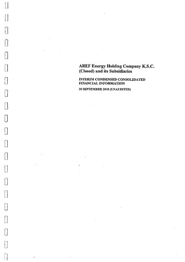 Vorschaubild The Energy House Holding Company Finanzmitteilung 2010-9m