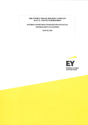 Thumbnail The Energy House Holding Company Financial Statement 2021-h1