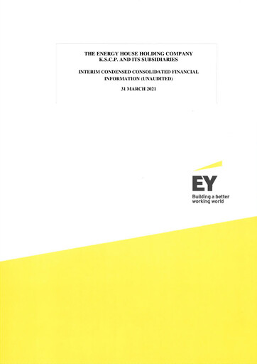 Thumbnail The Energy House Holding Company Financial Statement 2021-q1