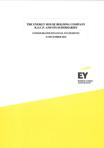 Thumbnail The Energy House Holding Company Financial Statement 2022