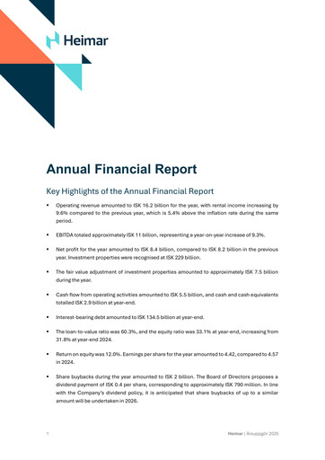 Thumbnail Heimar Financial Report 2025