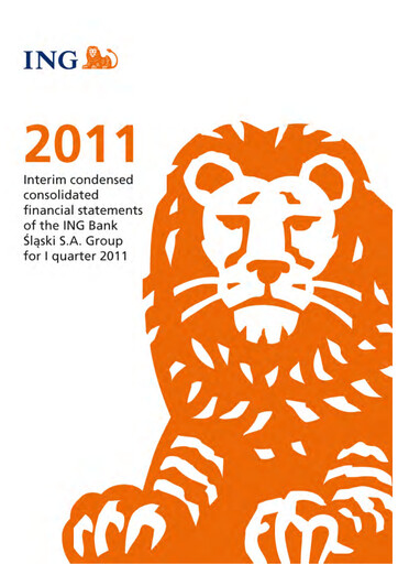 Thumbnail ING Bank Slaski Quarterly Report 2011-q1