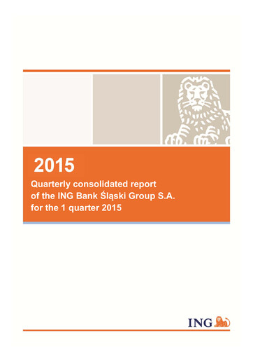 Thumbnail ING Bank Slaski Quarterly Report 2015-q1
