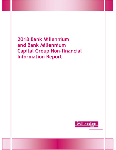 Thumbnail Bank Millennium ESG Report 2018