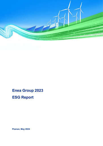 Thumbnail Enea ESG Report 2023