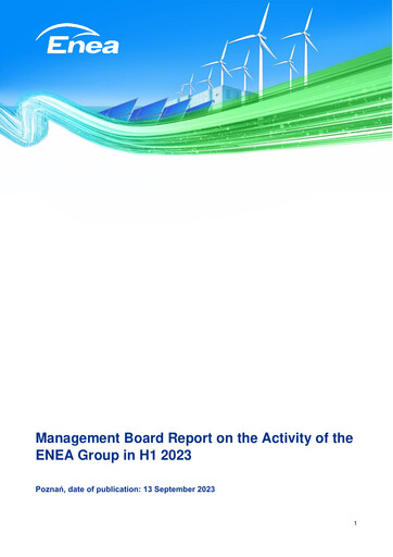 Thumbnail Enea Half-year Report 2023