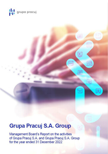 Thumbnail Grupa Pracuj Annual Report 2022