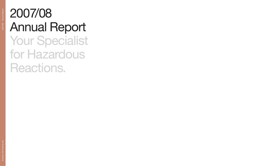 Thumbnail Dottikon ES Annual Report 2007-2008