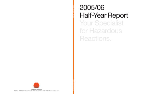Thumbnail Dottikon ES Half-year Report 2005-2006
