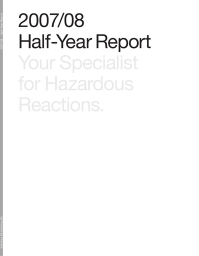 Thumbnail Dottikon ES Half-year Report 2007-2008