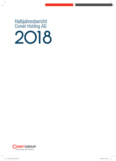 Thumbnail Comet Holding Half-year Report 2018-h1