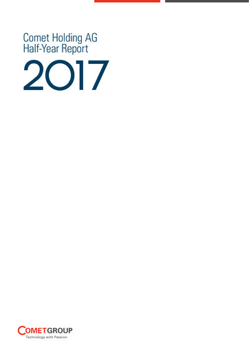 Vorschaubild Comet Holding Halbjahresbericht 2017-h1
