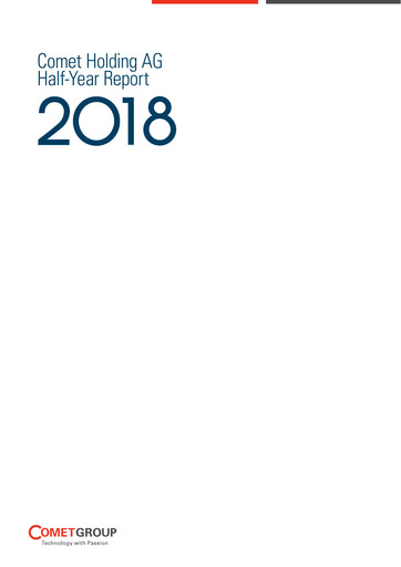 Vorschaubild Comet Holding Halbjahresbericht 2018-h1