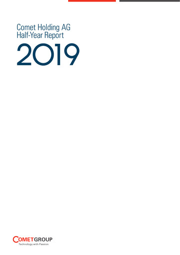Vorschaubild Comet Holding Halbjahresbericht 2019-h1